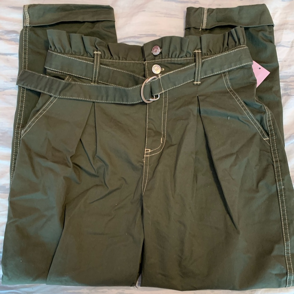 High Waisted Cargo Pants